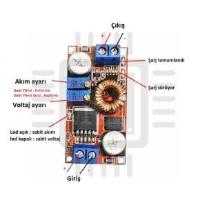 MELTİS XL4015 Lityum Batarya Şarj Devresi (36V'a kadar)