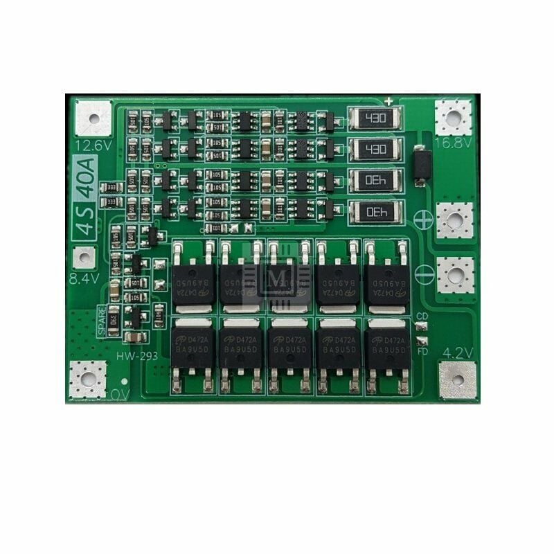 4S 40A Balanslı Lityum Batarya BMS