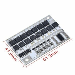 4S 100A 16.8V Balanslı Lityum Batarya BMS (Beyaz PCB)