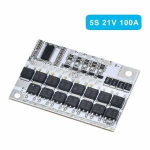 5S 100A 21V Balanslı Lityum Batarya BMS (Beyaz PCB)