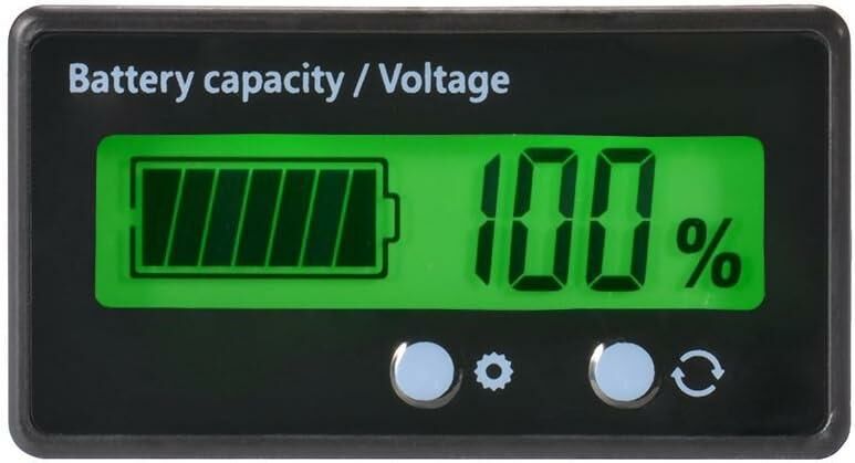 LCD Batarya Kapasite / Voltaj Göstergesi 12-84V Lion / LiFePO4 / Akü için (GY-6GS)
