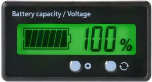 LCD Batarya Kapasite / Voltaj Göstergesi 12-84V Lion / LiFePO4 / Akü için (GY-6GS)
