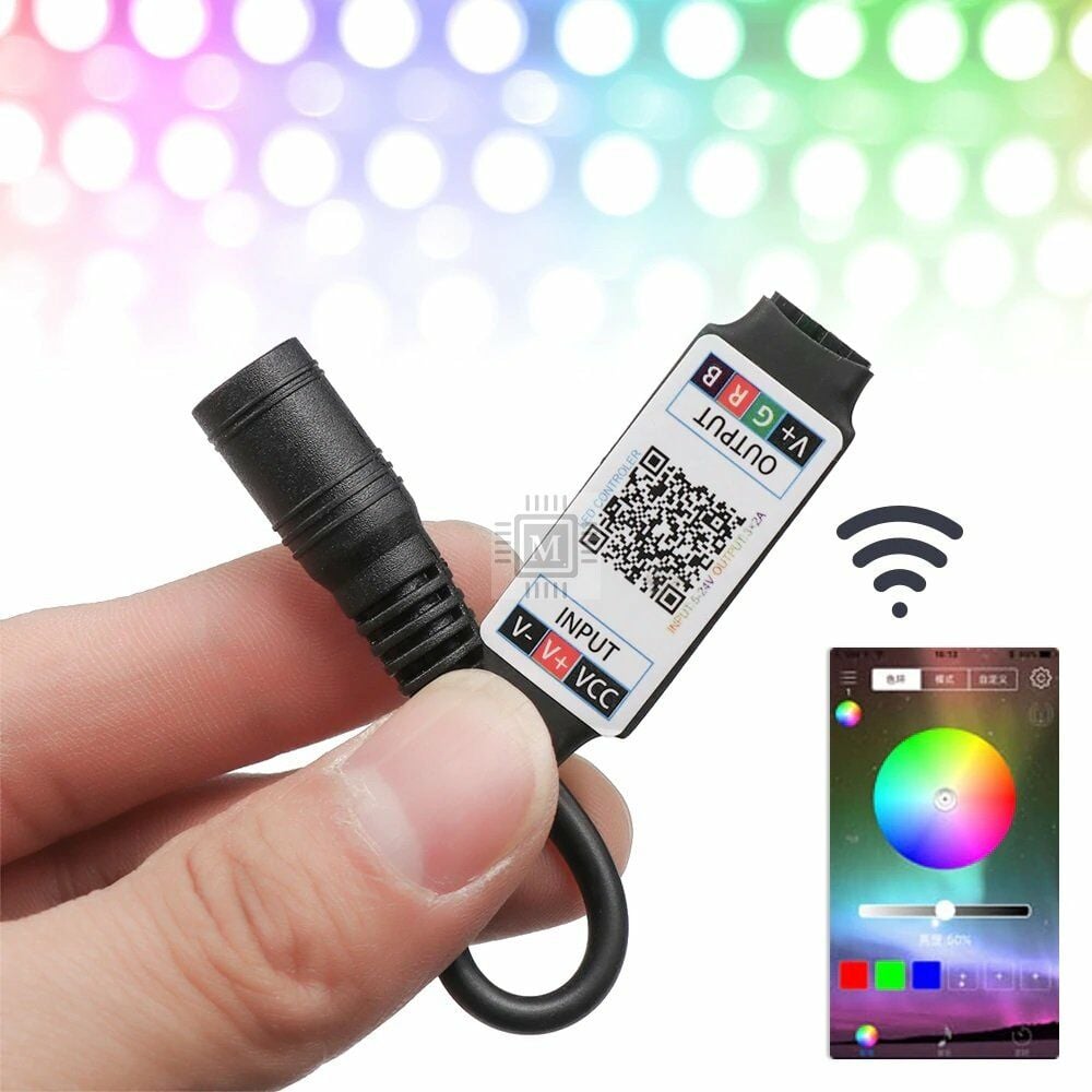 Bluetooth Cep Telefonundan RGB Şerit LED Kontrol Modülü