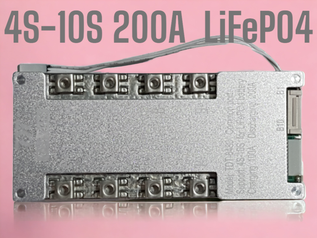 TDT 4S-10S Arası Destekli 200A Balanslı LiFePO4 Batarya BMS