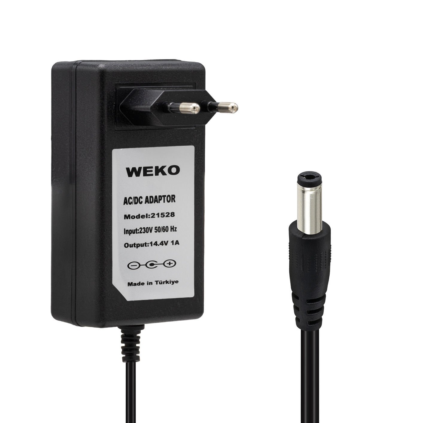 4S 1A 14.4V LiFePO4 Şarj Duvar Tipi 5.5*2.5 uçlu