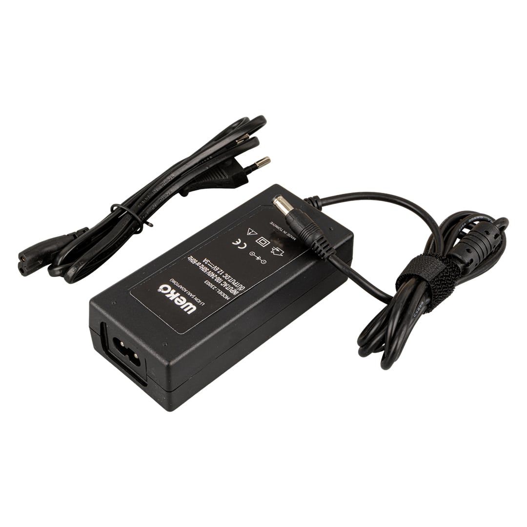 3S 3A 12.6V Lityum İyon 5.5*2.5 Uçlu Masaüstü Şarj Adaptörü