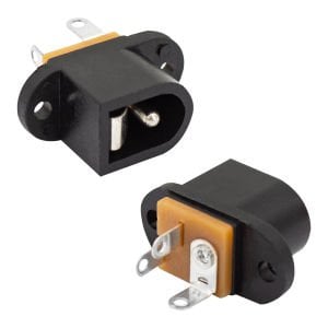 DC ŞASE KULAKLI TİP 2.1 MM ADAPTÖR SOKETİ