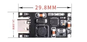 Type C TP5000 1A LiFePO4 ve Li-ion Pil Şarj Devresi