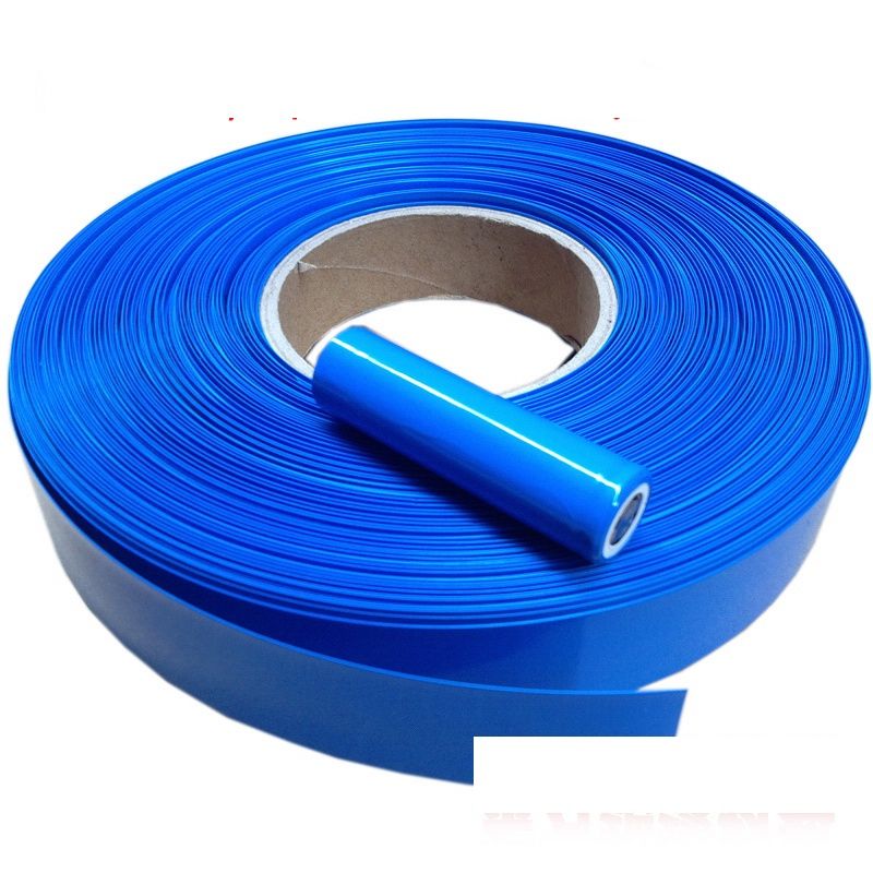 30mm Mavi Batarya Kaplama Shrink 18650 Pile Uygun Isıyla Daralan PVC Makaron