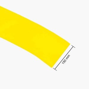 150mm Sarı Batarya Kaplama Shrink Isıyla Daralan PVC Makaron