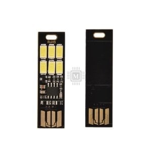 DOKUNMATİK PARLAKLIK AYARLI - BEYAZ USB LED IŞILDAK