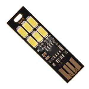DOKUNMATİK PARLAKLIK AYARLI - BEYAZ USB LED IŞILDAK