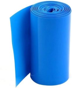 250mm Mavi Batarya Kaplama Shrink Isıyla Daralan PVC Makaron