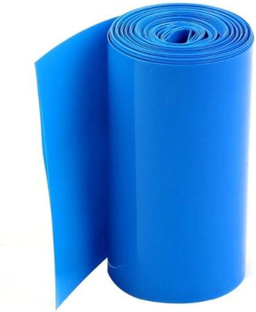300mm Mavi Batarya Kaplama Shrink Isıyla Daralan PVC Makaron