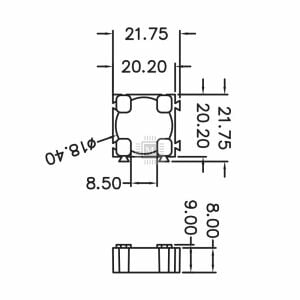 Meltis 18650 1x1 Pil Tutucu Holder  (x2 adet)