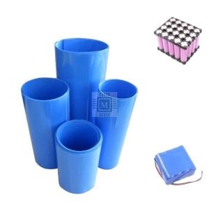 475mm Mavi Batarya Kaplama Shrink Isıyla Daralan PVC Makaron