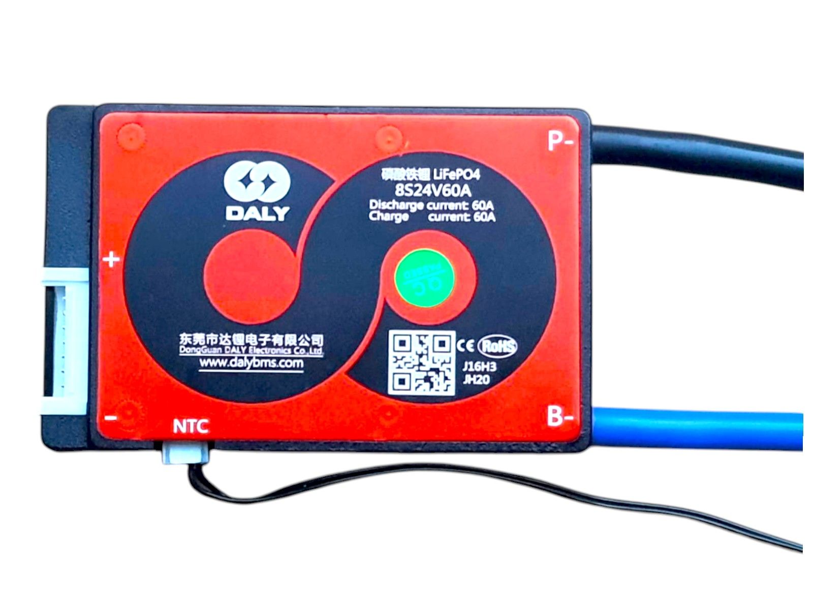 DALY 8S 60A Balanslı LiFePO4 Batarya BMS