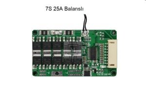 XR 7S 25A 29.4V BBalanslı Lityum Batarya BMS