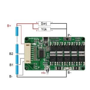 XR 7S 25A 29.4V BBalanslı Lityum Batarya BMS