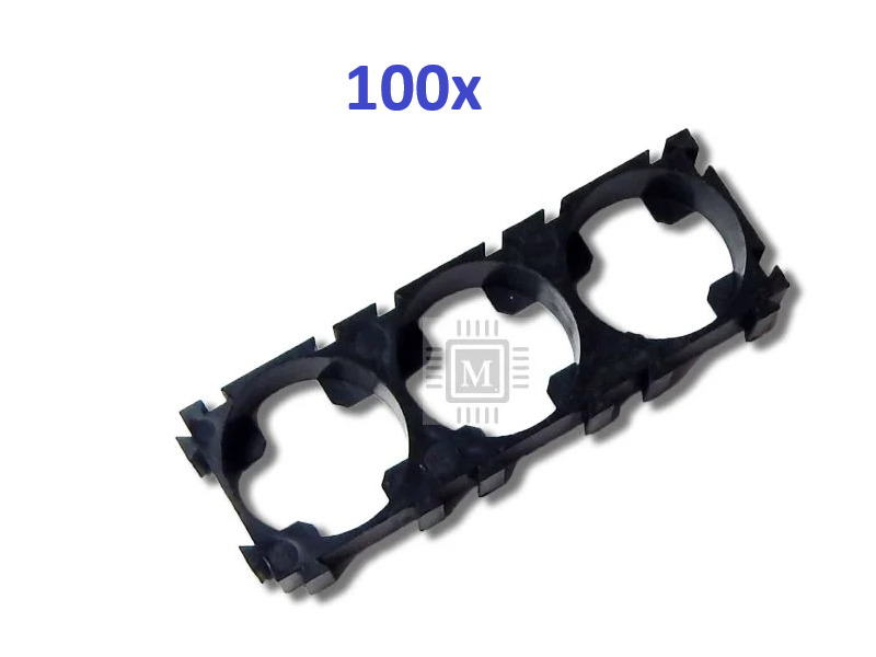 Meltis 18650 3x1 Pil Tutucu Holder  (x100 adet)
