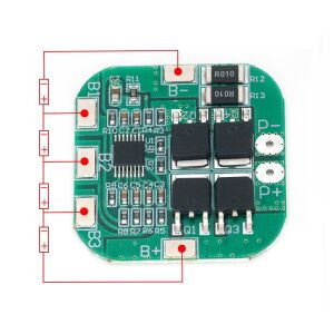 4S 20A (16,8V) Kare Tip Robot Süpürge Lityum BMS (HXYP-4S-D20)