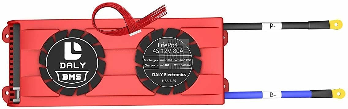 DALY 4S 80A Balanslı LiFePO4 Batarya BMS