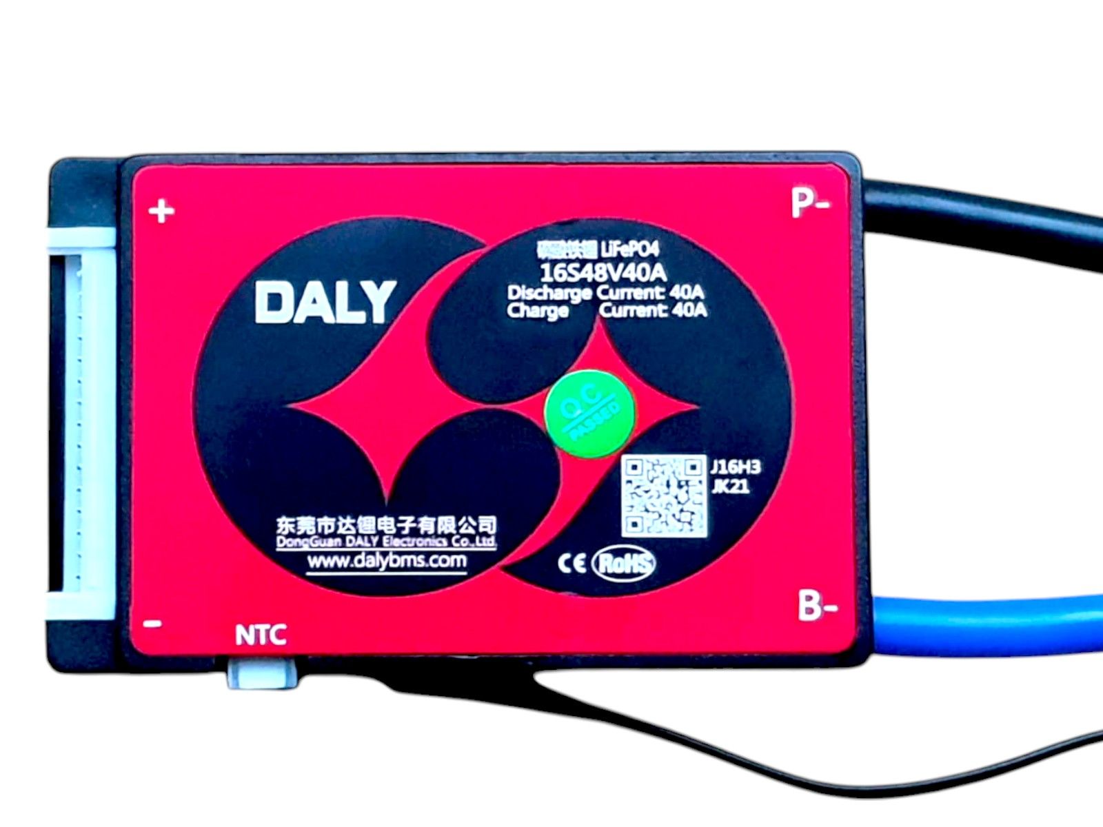 DALY 16S 40A Balanslı LiFePO4 Batarya BMS