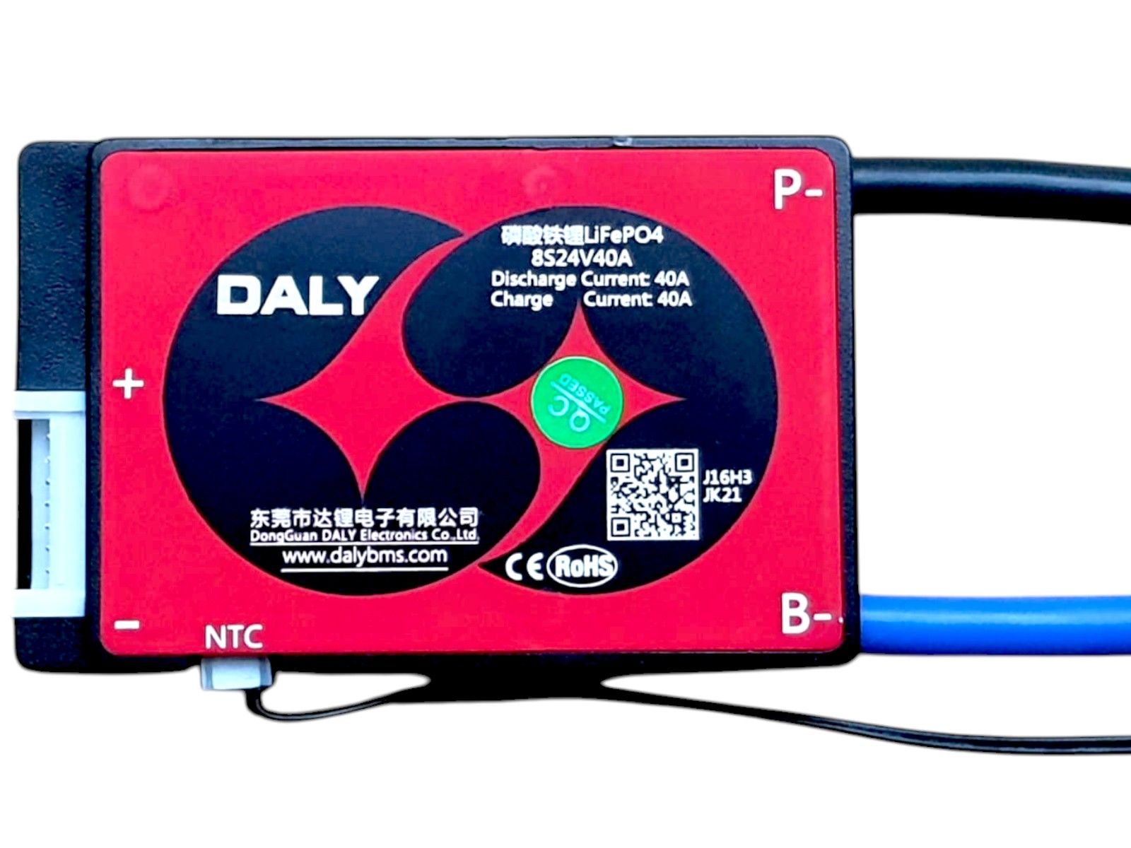 DALY 8S 40A Balanslı LiFePO4 Batarya BMS
