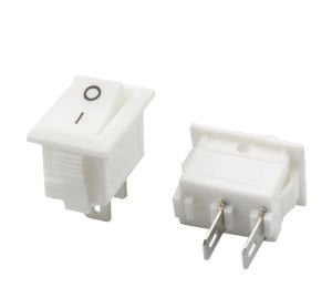 Işıksız Anahtar Beyaz Renk on/off  (21x15mm)