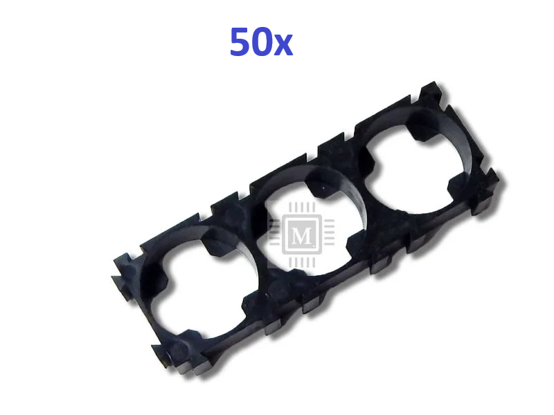 Meltis 18650 3x1 Pil Tutucu Holder  (x50 adet)