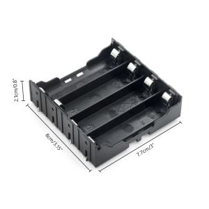 18650 4'lü Pil Yuvası PCB Tipi (Pil Yatağı)
