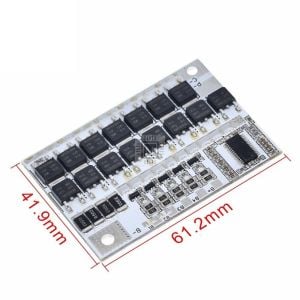 4S 100A LiFePO4 Balanslı BMS (Beyaz PCB)