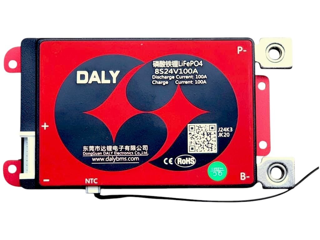 DALY 8S 100A Balanslı LiFePO4 Batarya BMS