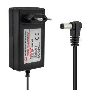 24V 2A ADAPTÖR  5.5*2.5mmUÇLU PLASTİK KASA PRİZ TİPİ 
