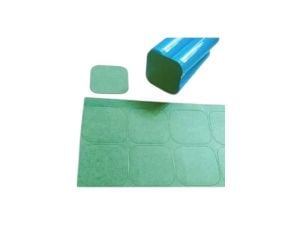 18650 Pil için Kare Tip (2x2 Pil) 12 Adet Yalıtım İzolasyon Contası Arpa Kağıt Düz Deliksiz Yuvarlatılmış Köşeli