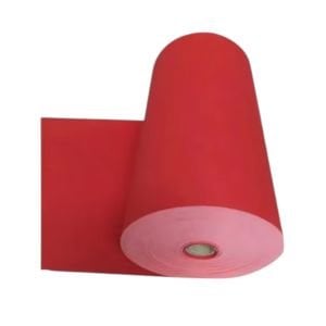 30cm en x 1 m boy Kırmızı Yapışkanlı Yalıtım İzolasyon Arpa Kağıt (0,3mm Kalınlık)