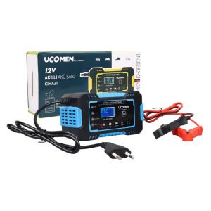 Ucomen UC-C120501A 12V MAX 6A MAVİ LED GÖSTERGELİ AKÜ ŞARJ CİHAZI