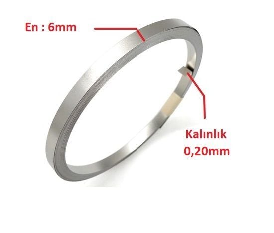 0,20x6mm Nikel Kaplı Punta Teli - 10 metre