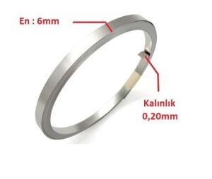 0,20x6mm Nikel Kaplı Punta Teli - 10 metre