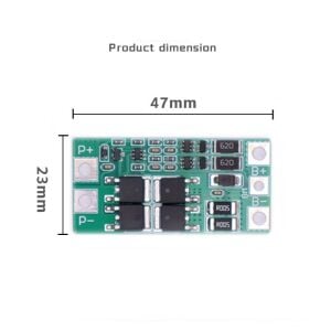 OLT 2S 25A Balanslı Lityum Batarya BMS