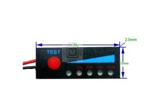 72V Akü ve 24S LiFePO4 LED Seviye Göstergesi