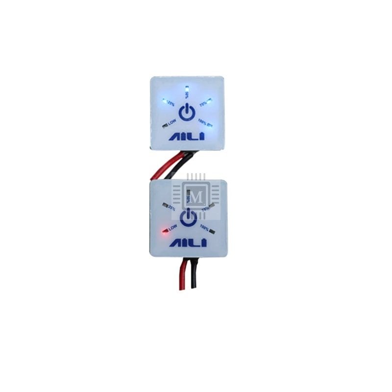 4S (16,8V) Lityum LED Seviye Göstergesi (22x22mm)