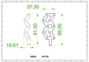 Meltis 18650 13S5P Pil Tutucu ve Nikel Seti