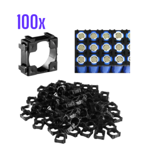 Meltis 18650 1x1 Pil Tutucu Holder - 100 Modül (50 Pil için)