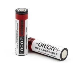 Orion 18650P 3.7V 2000 mAh 15C Şarj Edilebilir Li-ion Pil